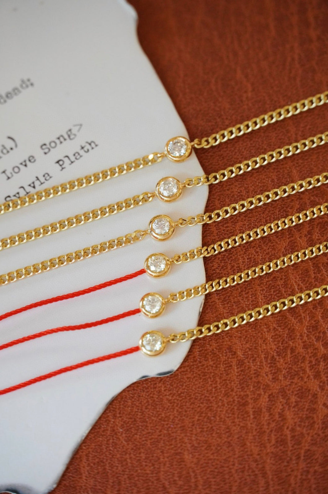 The Half Chain String of Love - 14K Yellow Gold