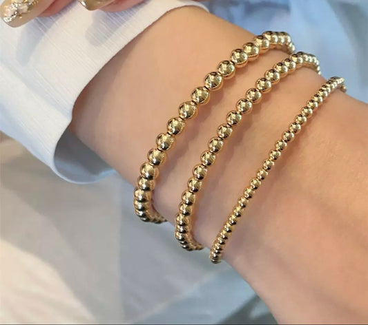 18k Beaded Bracelet: Timeless Beauty and Luxury