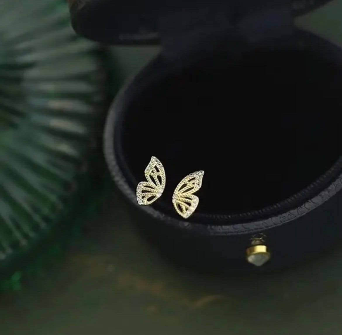 Micro Diamonds Butterfly Earrings