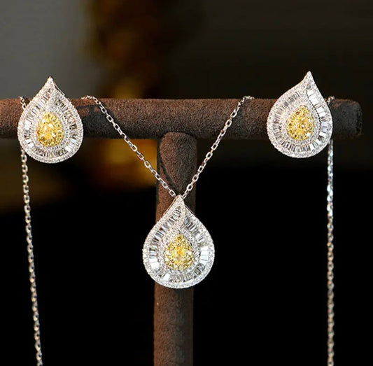 Droplet Yellow Diamond Collection